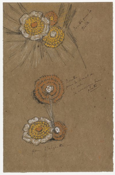 Studies of Rosettes by James Abbott McNeill Whistler